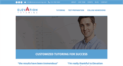 Desktop Screenshot of elevationtutoring.com