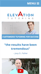 Mobile Screenshot of elevationtutoring.com